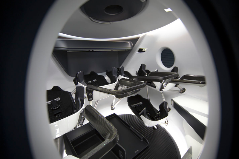 Illustration for article titled SpaceX's Crew Dragon Capsule Looks Like a Luxury Sports Car